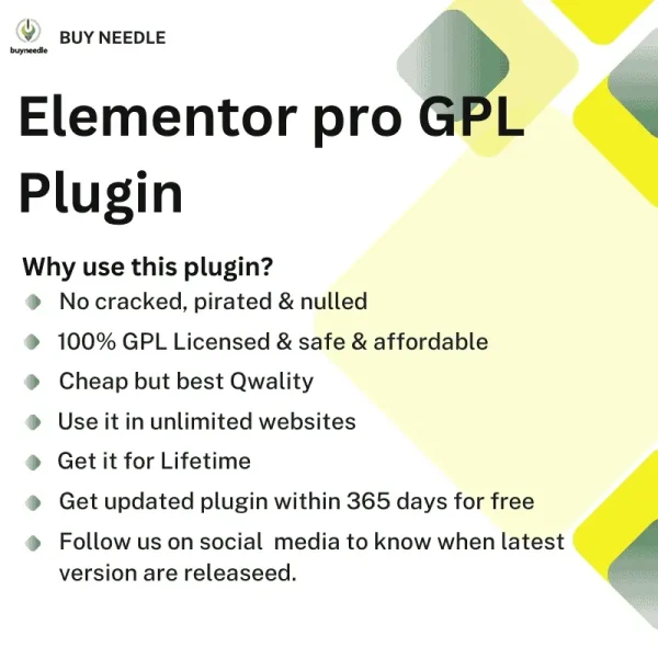 elementor pro 3.30.0 gpl – lifetime license • unlimited sites • free 1 year updates