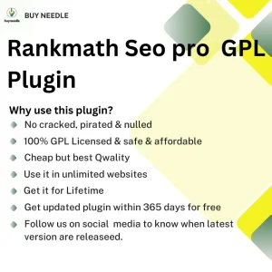 rank math seo pro v3.0.91 gpl – lifetime license • unlimited sites • 1‑year free updates