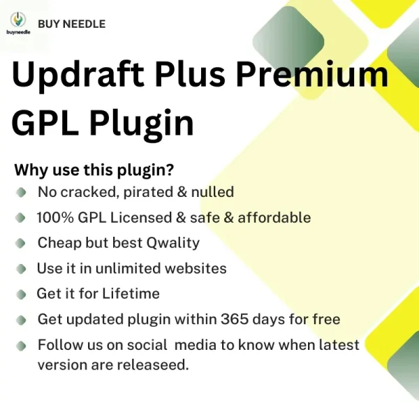 updraftplus premium v2.25.6.26 gpl – lifetime license • unlimited sites • 1‑year free updates