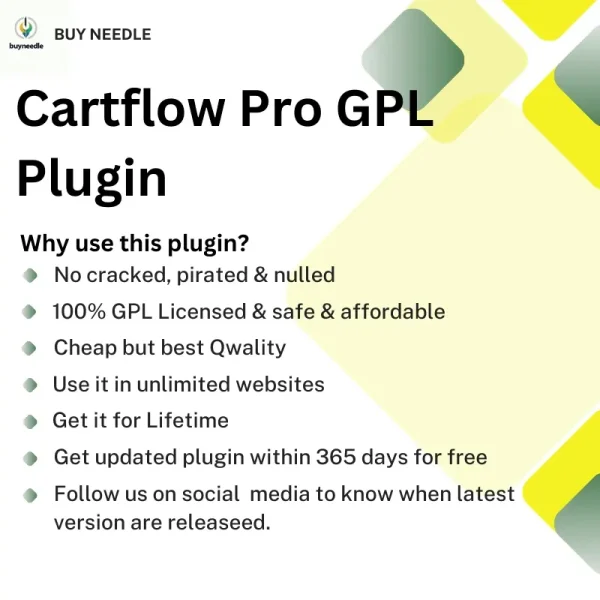 cartflows pro – lifetime gpl license (v2.1.7) – unlimited sites, 1‑year updates
