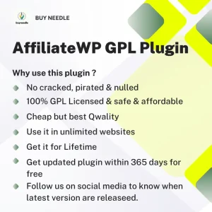 affiliatewp 2.28.0 – wordpress affiliate plugin | 100% gpl licensed | unlimited sites & lifetime access
