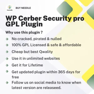 wp cerber security pro 9.6.9 – gpl licensed | wordpress malware & login protection plugin
