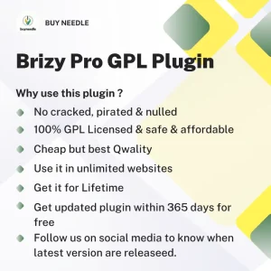 brizy pro 2.6.14 – 100% gpl | lifetime access | use on unlimited sites